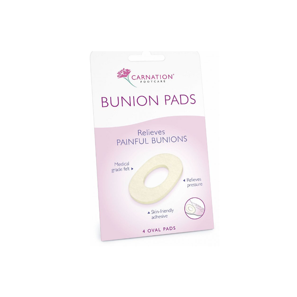 CARNATION Foot Bunion Ring Oval 4pk