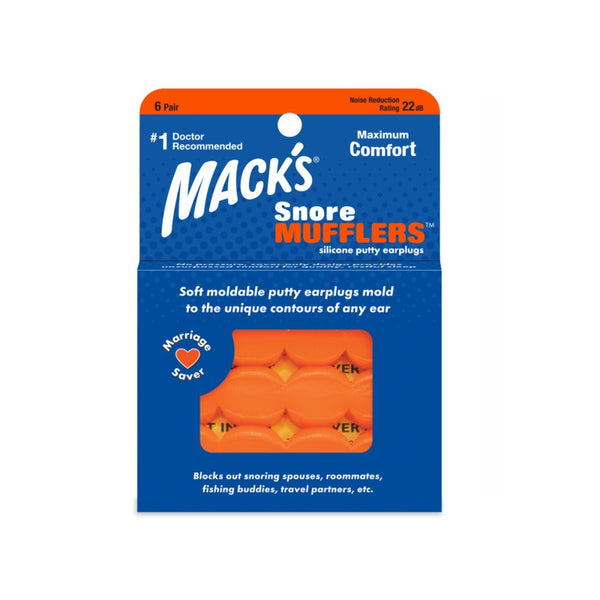 MACKS Snore Mufflers Silicone 6pr