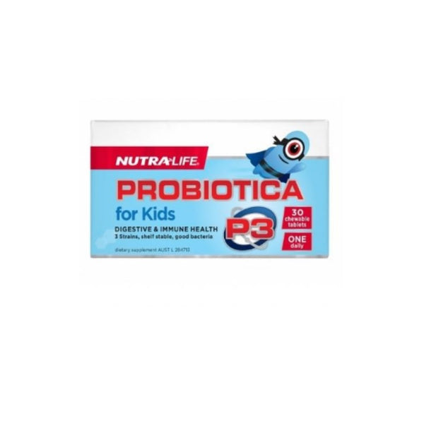 Nutra-Life Probiotica P3 Kids Chew. 30tabs