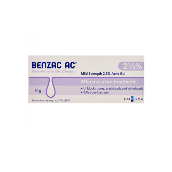BENZAC AC Gel 2.5% 50g