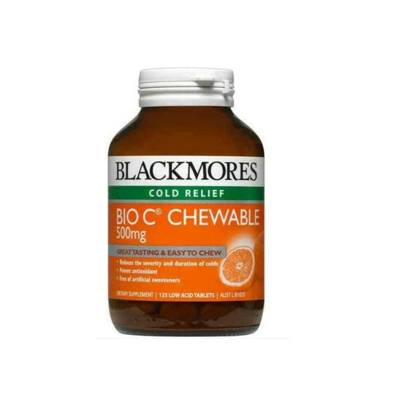 Blackmores Bio C 500mg Chewable 125 tabs