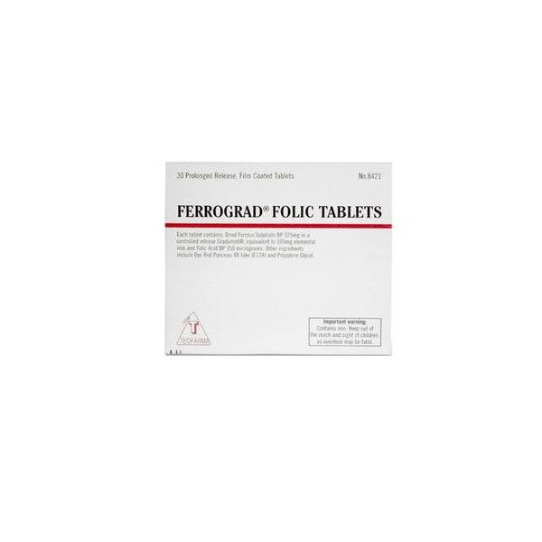 Ferrograd Folic Tabs 30