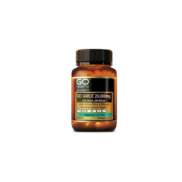 GO Garlic 20000mg Low Odour 30vcaps