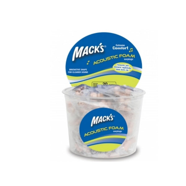 MACKS Ultrasafe Sound Foam 100Pr
