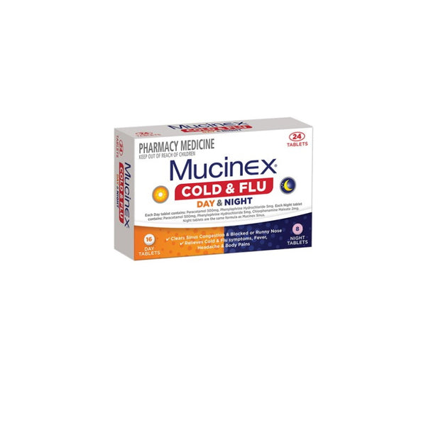 Mucinex Cold & Flu Day & Night 24s