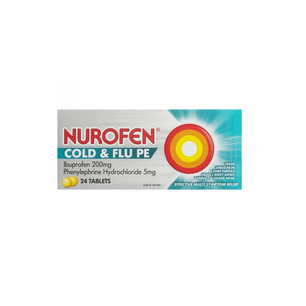 NUROFEN Cold & Flu Tabs PE 24s