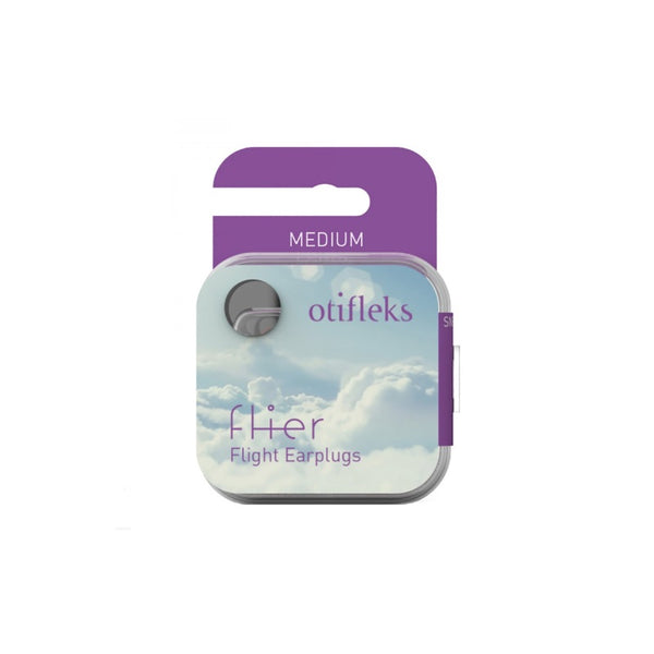 OTIFLEKS Flier Earplugs Medium 8pk