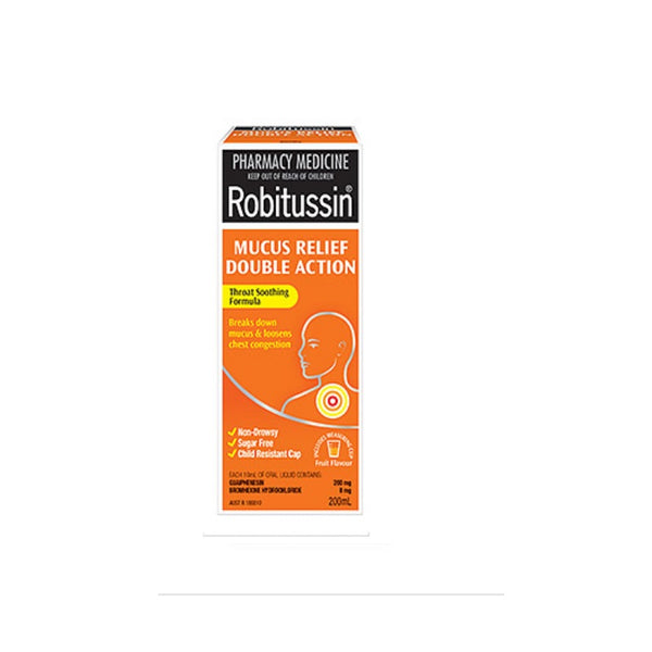 ROBITUSSIN Mucus Relief D/Act 200ml