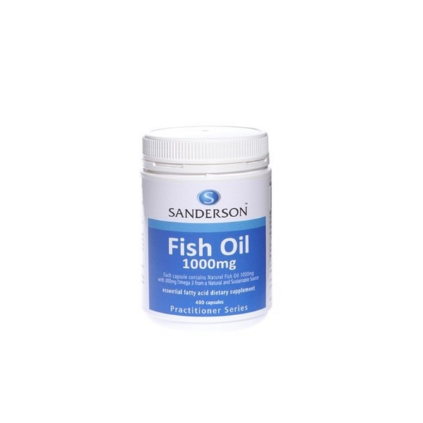 SANDERSON Fish Oil 1000mg 400caps