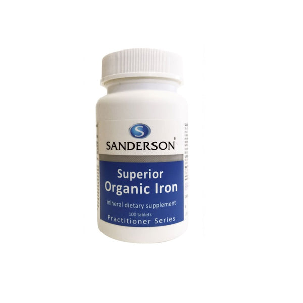 SANDERSON Sup. Org. Iron 100tabs