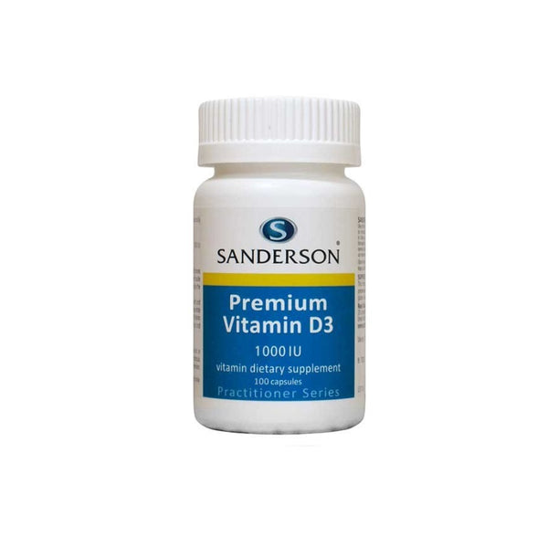SANDERSON Vitamin D 1000IU caps 100s