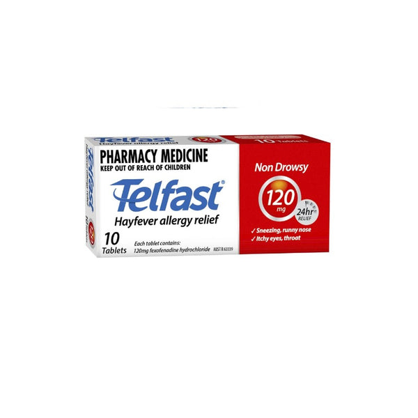 TELFAST Tablets 120mg 10s: