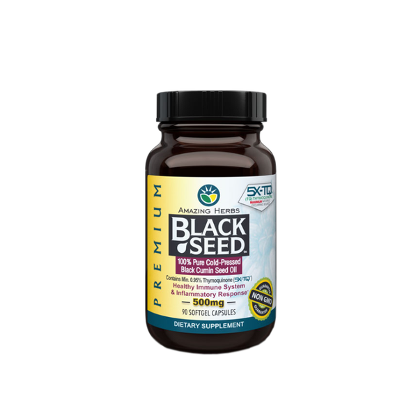 AMAZING HERBS Black Seed Oil 90gel